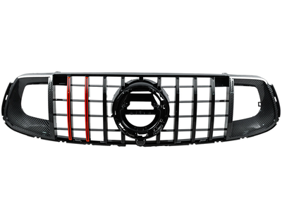 Передня решітка GT Panamericana GT-R для GLC 43 AMG/GLC 63 AMG/AMG-Line Mercedes GLC X253 2019-2022 рр.