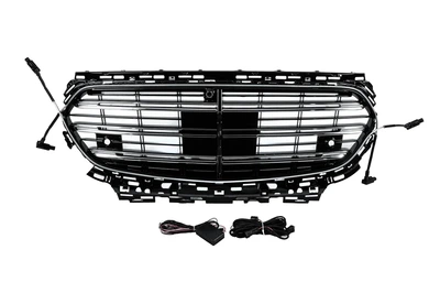 Передня решітка в стилі W223 AMG-Line з Led для Mercedes E-сlass W214 2023- рр