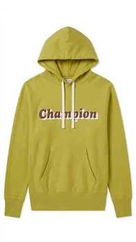 Худи мужское с логотипом Champion M Горчичное