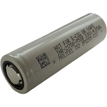 Акумулятор Molicel INR-21700-P50B Li-ion 21700 5000 мА год, 1 шт.