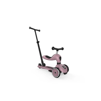 Самокат Scoot&Ride Highwaykick-1 Push and Go пастельно-бузкови (SR-240527-WILDBERRY)