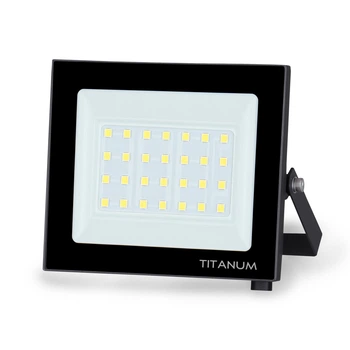 Прожектор LED 20W TITANUM на поворотном кронштейне IP65 6500K черный TLF206