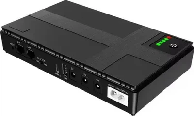 Міні ДБЖ джерело безперебійного живлення UPS-Power Bank для маршрутизаторів і відеокамер DCSL-1018pc 5V/9V/12V+USB 20000mAh