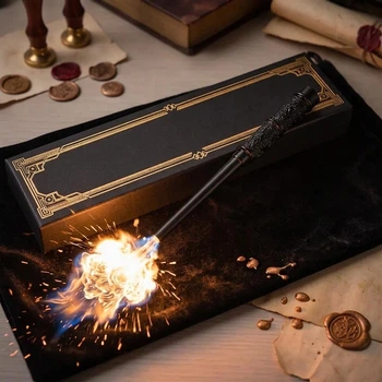 Чарівна палочка Magic Wand , паличка Северуса снейпа подарунковий набір чарівна палочка з ефектом вогню