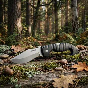 Складаний ніж Cold Steel Spartan Black / Satin (Туристичний 1839, EDC)
