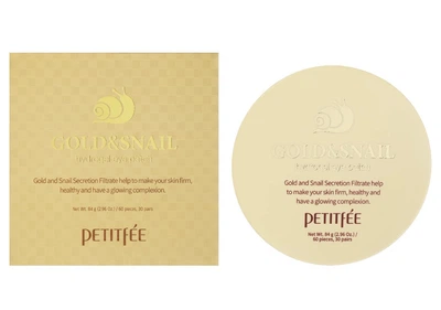 Гідрогелеві патчі для очей з золотом і равликовою секрецією Petitfee