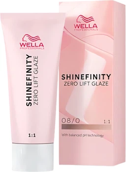Farba do włosów Wella Professionals Shinefinity Zero Lift Glaze 08/0 Naturalny jasny blond 60 ml (4064666329635)