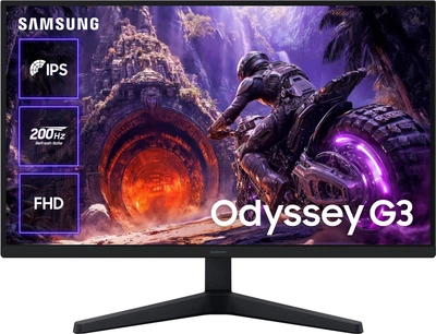 Монитор 27" Samsung Odyssey G3 (LS27HG300EIXUA) -- FullHD / IPS / 200Hz / 1 мс (MPRT) / HDR10 / FreeSync Premium / Black Equalizer / 95% sRGB