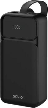 Powerbank Savio BA-10 30000 mAh 15W Black (5901986049739)