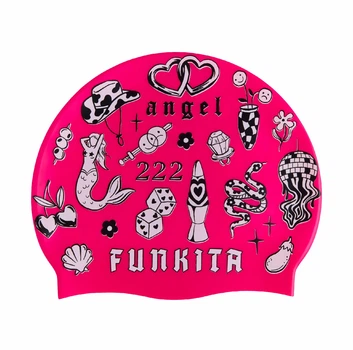 Шапочка для плавання Funkita Silicone Swimming Cap - Sketchy | FS997247300