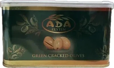 Оливки Ada Zeytin Green Cracked Olives Edremit 750 г