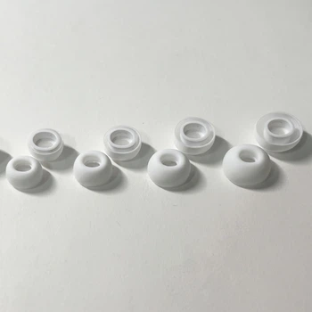Силиконовые амбушюры для наушников Apple AirPods Pro 3 с шумопоглощением 4 пары: XXS, XS, S, L Белые