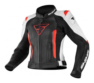 Мотокуртка Shima Miura White Fluor Red L