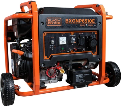 Генератор бензиновий Black+Decker BXGNP6510E 6000/6500 Вт ($PC173806) - Уцінка