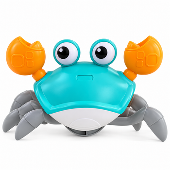 Игрушка-краб Крабик с музыкой и подсветкой, USB-зарядка для детей