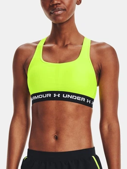 Спортивний топ жіночий Under Armour Crossback Mid Green XS Зелений 1361034-731