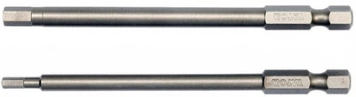 Набор отверточных насадок YATO Hex Tamper 1/4" 3х100 мм, 5х100 мм 2 шт (5906083904943)