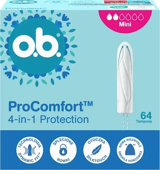 Тампони o.b. ProComfort Mini 64 шт (3574661900339)