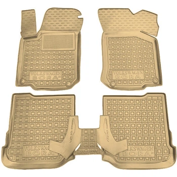 Коврики в салон для авто VW Bora (с 1996 г.) полиуретан ( AVTO-Gumm ) бежевые - b12078