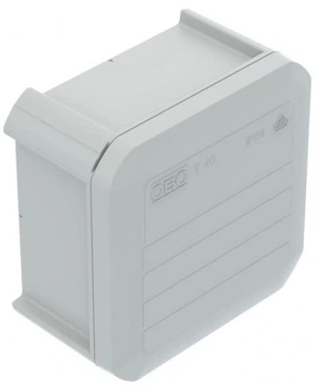 Puszka rozdzielcza OBO Bettermann T 40 OE plastikowa 90 x 90 x 52 mm (2007223) (4012195246831)