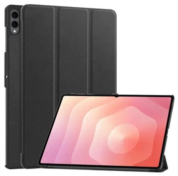 Чехол Smart Case на Samsung Galaxy Tab S12 Ultra (14.6") / чехол для планшета с функцией подставки / (черный)