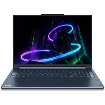 Ноутбук 2 в 1 Lenovo Yoga 9 (83N7001QRM), NVIDIA RTX Spark N1X / 16" / OLED / 120 Гц / Touch / RAM 32 ГБ LPDDR5X / SSD 1 ТБ / RTX Blackwell / Windows 11 Pro / Синій