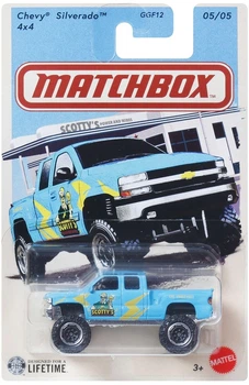 Колекційна машинка Mattel Matchbox Chevy Silverado 4X4 Pickup 1:64 (GGF12/JJR49) (0194735340880)