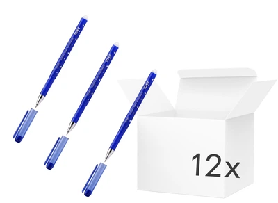 Zestaw długopisów kulkowych Toma Superfine Termo Niebieski 12 szt (ZES5901133081124)