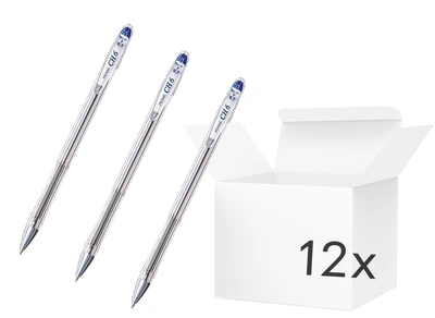 Набор шариковых ручек Penac CH 6 Синие 12 шт (ZES4536111005840)