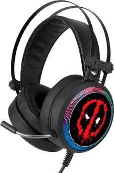 Słuchawki ERT GROUP Deadpool Marvel Gaming Blak (5903932185980)