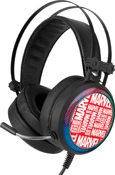 Słuchawki ERT GROUP Marvel Avengers Gaming Blak/Red (5903932185959)