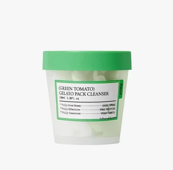 Глиняная маска-клинзер для сужения пор с зеленым томатом FULLY Green Tomato Gelato Pack Cleanser 100 мл