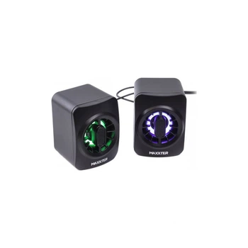 Акустическая система Maxxter CSP-U005RGB USB Black (CSP-U005RGB) (358553)