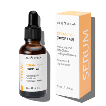 Serum Ceramide+ для глибокого зволоження, відновлення ліпідного бар’єра шкіри та надання м’якості, 30 мл