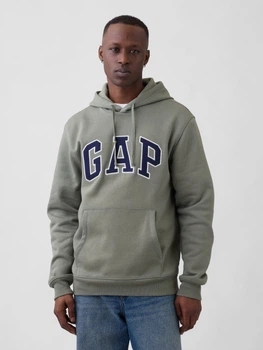 Худі утеплене чоловіче GAP 839794440 XL Зелене (1162978473)