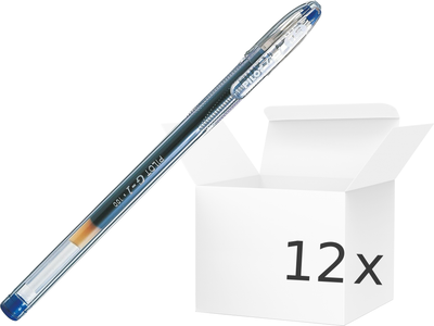 Набор гелевых ручек Pilot G1 Синие 12 шт (ZES4902505122583)