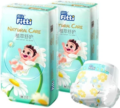 Подгузники Fitti Plant-Based Comfort M, 42 шт