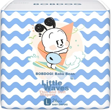 Подгузники BOBDOG Small Wave L (8.5-11.5 кг), 156 шт