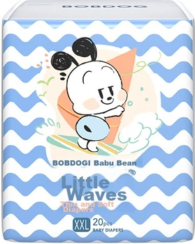 Підгузки BOBDOG Small Wave XXL (14-17 кг), 120 шт (6 x 20)