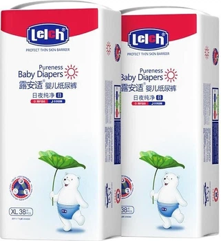 Підгузки Lelch Pure XL (12-17 кг), 76 шт