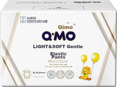 Подгузники-трусики Q-MO Soft Baby XL (12-17 кг), 56 шт
