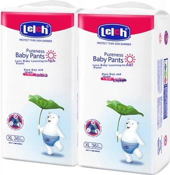 Подгузники-трусики Lelch Day And Night Pure XL (12-17 кг), 72 шт