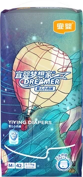 Подгузники-трусики Yiying New Dreamer M (5-8 кг), 42 шт