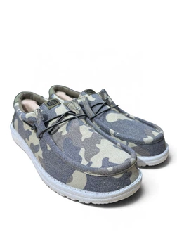 Мокасини Hey Dude Wally Washed Camo (40694-960), Зелений Розмір 42 (US М9) устілка 27.5 см