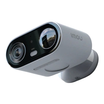 Беспроводная Wi-Fi камера IMOU Cell GO 3MP Белая (Портативная автономная IP-камера с AI и аккумулятором)