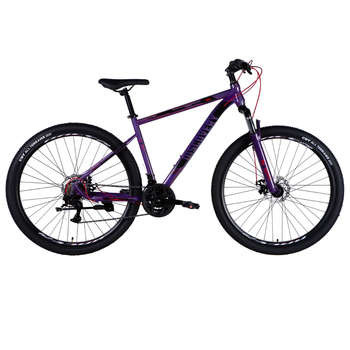 Велосипед 29" Discovery TREK DD FR рама 19", фиолетовый