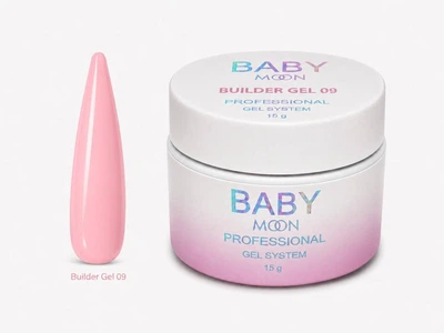 Гель для наращивания моделирующий BABY Moon Builder Gel №09, 15 мл