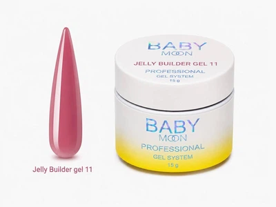 Гель-желе для наращивания ногтей BABY Moon Jelly Builder Gel №11, 15 мл