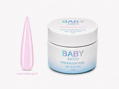 Жидкий гель для наращивания BABY Moon Liquid Builder Gel №07, 15 мл