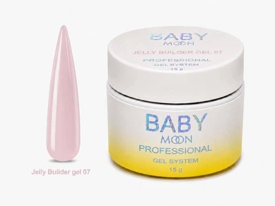 Гель-желе для наращивания ногтей BABY Moon Jelly Builder Gel №07, 15 мл